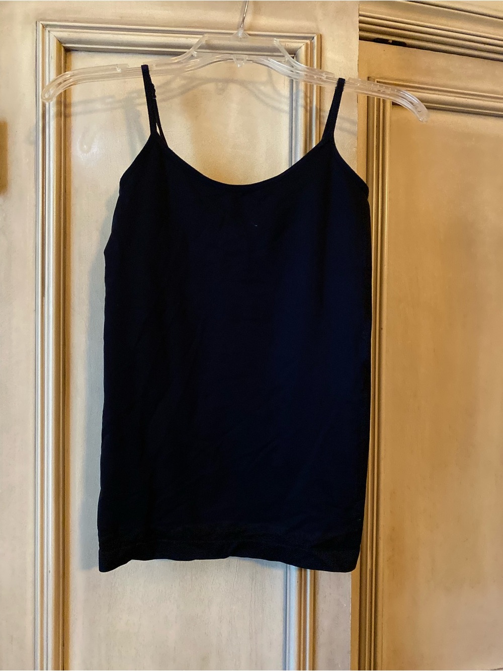 No Boundaries Women's Black Solid Spaghetti Strap Camisole Tank Top, size S